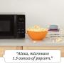 Amazon Basics Microwave, Small, 0.7 Cu. Ft, 700W, Works with Alexa
