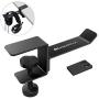 Headphone Headset Stand Holder, 6amLifestyle Universal Metal Gaming Headphones Hanger Mount Under Desk Hook Clip with Adjustable Clamp for All Headsets, Black（Patented）