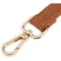 joyMerit 6Pcs PU Leather Crochet Bag Bottom Shaper Bag Strap Metal Hardware Bag Making Parts DIY Knitting Crochet Handbag Nail Bottom Shaper Pad - Brown