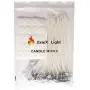 EricX Light 8 inch Candle Wick with Candle Wick Stickers and Candle Wick Centering Device,60 pcs for Candle Making