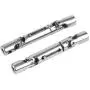 2PCS Drive Shaft for RC Truck, Metal Drive Shaft for WPL 1/16 RC Scale Military Truck Upgrade Replacement RC Accessories 2PCS Drive Shaft for RC Truck, Metal Drive Shaft for WPL 1/16 RC Scale Military Truck Upgrade Replacement RC Accessories