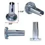AAGUT 2'' Ball Casters Stem Caster Wheels Set of 4 with 5/16'' x 1-1/2'' (8 x 38mm) with Metal Sockets Replacement Vintage Antique Swivel Wheel for Sofa, Chair, Cabinet