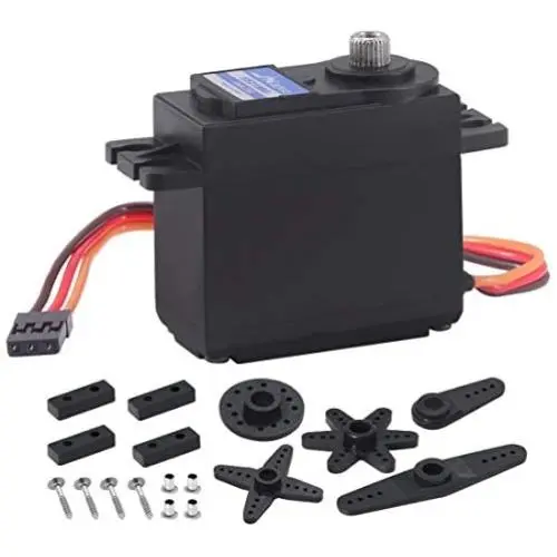JX Servo PS-5521MG Metal Gear 120° 20kg Large Torque Steering Gear Servo for RC Helicopter Drone Tank Climbing Car Robot Parts JX Servo PS-5521MG Metal Gear 120° 20kg Large Torque Steering Gear Servo for RC Helicopter Drone Tank Climbing Car Robot Parts