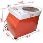 HTTMT- Electric Pottery Wheel 25cm Pottery Forming Machine 250W Pottery Wheel DIY Clay [P/N:ET-TOOL002-250-Red]