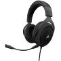 Corsair HS60 – 7.1 Virtual Surround Sound PC Gaming Headset w/USB DAC - Discord Certified Headphones – Compatible with Xbox One, PS4, and Nintendo Switch – Carbon