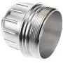 iFJF 134001 Fuel Filter Housing Cap for 2017+ GM Duramax 6.6L L5P Billet Aluminum with Drain Plug (Silver)