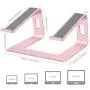Soundance Laptop Stand, Aluminum Computer Riser, Ergonomic Laptops Elevator for Desk, Metal Holder Compatible with 10 to 15.6 Inches Notebook Computer, Rose Gold Soundance Laptop Stand, Aluminum Computer Riser, Ergonomic Laptops Elevator for Desk, Metal Holder Compatible with 10 to 15.6 Inches Notebook Computer, Rose Gold