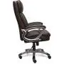 Serta Big & Tall Executive Office Chair High Back All Day Comfort Ergonomic Lumbar Support, Bonded Leather, Brown