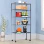 14D x 30W x 60H 5-Tier Wire Shelving Unit Steel Large Metal Shelf Organizer Garage Storage Shelves Heavy Duty NSF Height Adjustable Commercial Grade Utility Storage Metal Rack on Wheels Black 14D x 30W x 60H 5-Tier Wire Shelving Unit Steel Large Metal Shelf Organizer Garage Storage Shelves Heavy Duty NSF Height Adjustable Commercial Grade Utility Storage Metal Rack on Wheels Black
