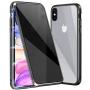 Magnetic Case for iPhone 7plus/8plus, [Anti Peeping Case with Screen Protector & Clear Back][Double Sided Tempered Glass] [Magnet Metal Bumper Frame] Anti-peep Case for iPhone 7plus/8plus