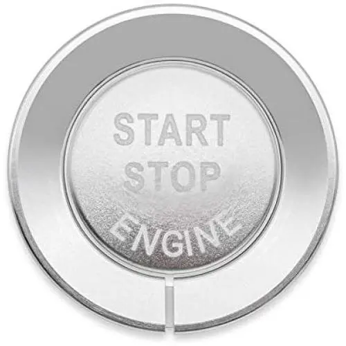 Ceyes Silver Engine Start Stop Button Cover + Ring Ignition Start Button Ignition Switch Button Metal Sticker Push to Start Button Switch Cover Trim for Nissan Qashqai X-Trail Rogue for Infiniti Ceyes Silver Engine Start Stop Button Cover + Ring Ignition Start Button Ignition Switch Button Metal Sticker Push to Start Button Switch Cover Trim for Nissan Qashqai X-Trail Rogue for Infiniti
