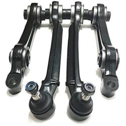 PartsW 14 Piece Complete Front Suspension Kit For Chrysler 300 & Dodge Charger Challenger Magnum Upper Lower Control Arms Inner Outer Tie Rod Ball Joint Steering set