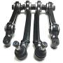 PartsW 14 Piece Complete Front Suspension Kit For Chrysler 300 & Dodge Charger Challenger Magnum Upper Lower Control Arms Inner Outer Tie Rod Ball Joint Steering set