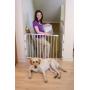 Regalo 2-in-1 Stairway and Hallway Wall Mounted Baby Gate, Bonus Kit, Includes Banister and Wall Mounting Kit