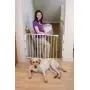 Regalo 2-in-1 Stairway and Hallway Wall Mounted Baby Gate, Bonus Kit, Includes Banister and Wall Mounting Kit