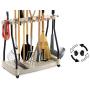 Tool Rack Metal Organizer Rolling Garden Tools Rack Corner Garage Rack Cart On Wheels & eBook by Easy2Find
