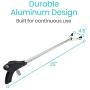 Vive Suction Cup Reacher Grabber - 32'' Heavy Duty Mobility Grip Hand Aid - Handle Tool Light Bulb Remover, iPad Pickup, Long Handled Trash Litter Picker, Garbage Garden Nabber Extender - Handicap Arm
