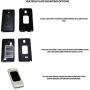 infiniapps Replacement/Spare Metal Plate x2 Pack: 1 Plate with Adhesive, 1 Plate Without Adhesive. Compatible with Other Magnetic mounts
