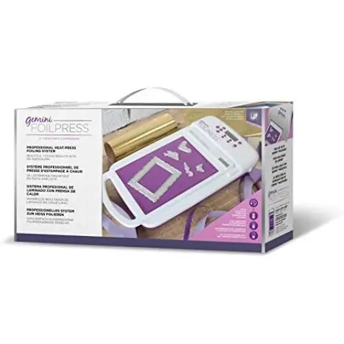 Gemini Foilpress Heat Press Crafting Foiling Machine, White Gemini Foilpress Heat Press Crafting Foiling Machine, White