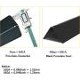 QuliMetal 7540 24.5 Inch Flavor Bars for Weber Genesis 300, E310 E320 S310 S320 EP/CEP 310 & 320 (with Side Control Panels), Porcelain Enameled Steel Heat Plates for Weber 3 Burner Grill Parts 7539
