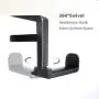 PC Gaming Headset Headphone Hook Holder Hanger Mount, Headphones Stand with Adjustable & Rotating Arm Clamp , Under Desk Design , Universal Fit , Built in Cable Clip Organizer EURPMASK PC Gaming Headset Headphone Hook Holder Hanger Mount, Headphones Stand with Adjustable & Rotating Arm Clamp , Under Desk Design , Universal Fit , Built in Cable Clip Organizer EURPMASK