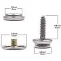 150 Pcs Snaps Fastener Screw Snaps, Heavy Duty Metal Snaps Button for Boat Canvas with 2 Pcs Setting Tool by Seloky, 50 Sets(Marine Grade, 3/8'' Socket, 5/8'' Screw) 150 Pcs Snaps Fastener Screw Snaps, Heavy Duty Metal Snaps Button for Boat Canvas with 2 Pcs Setting Tool by Seloky, 50 Sets(Marine Grade, 3/8'' Socket, 5/8'' Screw)