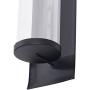 Danya B Metal Pillar Candle Sconces with Glass Inserts - A Wrought Iron Rectangle Wall Accent (Set of 2), Black Danya B Metal Pillar Candle Sconces with Glass Inserts - A Wrought Iron Rectangle Wall Accent (Set of 2), Black
