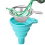 Metal UV Resin Filter Cup Silicone Collapsible Funnel Set Compatible with ANYCUBIC Foton SLA 3D Printer