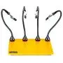 KOTTO Third Hand Soldering Tool PCB Holder Four Magnetic Based Flexible Metal Arms Helping Hands Crafts Jewelry Hobby Workshop Helping Station Non-Slip Steel Weighted Base KOTTO Third Hand Soldering Tool PCB Holder Four Magnetic Based Flexible Metal Arms Helping Hands Crafts Jewelry Hobby Workshop Helping Station Non-Slip Steel Weighted Base