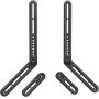 Mounting Dream Soundbar Mount Sound Bar TV Bracket for Mounting Above or Under TV Fits Most of Sound Bars Up to 22 Lbs, with Detachable Long and Short Extension Plates MD5420