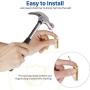 Picture Hanging Hooks, 130pcs Heavy Duty Metal Picture Hanger Hook Set Tool Kit with Nails for Displaying Framed Pictures Wall Decor