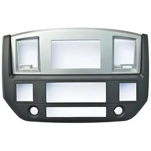 SLATE GREY Black and Silver Aftermarket Stereo Radio Double Din Dash Install Kit Compatible with Dodge Ram 2006 2007 2008 2009 (Standard, Silver) SLATE GREY Black and Silver Aftermarket Stereo Radio Double Din Dash Install Kit Compatible with Dodge Ram 2006 2007 2008 2009 (Standard, Silver)
