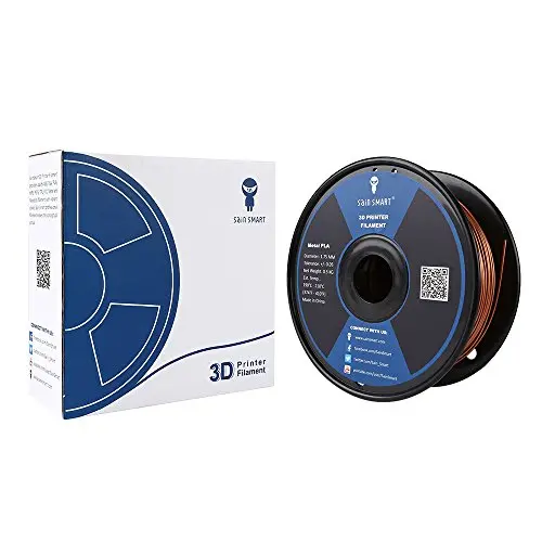 SainSmart Metal-Copper-1KG1.75 Copper Metal 1.75mm Filament for 3D Printing, 0.5kg/1.1lbs SainSmart Metal-Copper-1KG1.75 Copper Metal 1.75mm Filament for 3D Printing, 0.5kg/1.1lbs