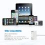 POWERADD Apple Certified iPhone 4 4s 3G 3GS iPad 1 2 3 iPod Touch Nano 30 Pin Charger USB Sync Cable (2PCS)