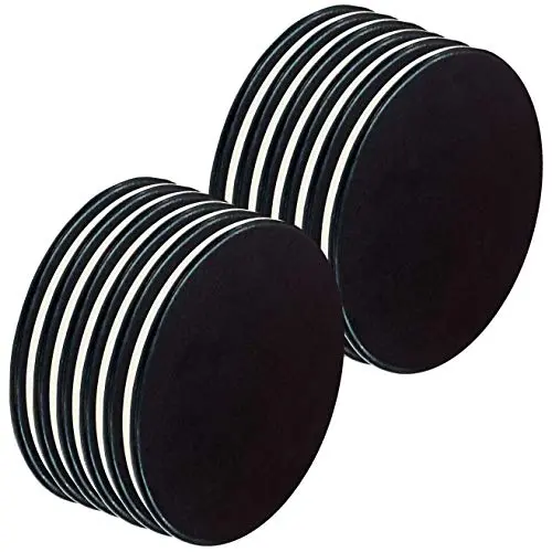 Waterproof Strong Magnets Rare Earth Neodymium: Disc 12 PACK Black Epoxy Super Permanent Round, 1.26''DX0.06''H Powerful Pull Force | Heavy Duty, Kitchen Fridge Door, Science, Art Craft, Office, Therapy Waterproof Strong Magnets Rare Earth Neodymium: Disc 12 PACK Black Epoxy Super Permanent Round, 1.26''DX0.06''H Powerful Pull Force | Heavy Duty, Kitchen Fridge Door, Science, Art Craft, Office, Therapy