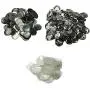 DAWEI 500Pcs 1'' 25mm Blank Badge & Button Parts for Badge Maker Machine