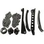 Timing Chain Kit with Tensioner Guides Cover Gaskets Cam Phaser Engine Variable Camshaft Timing Cam Phaser VCT VVTi Actuator Timing Sprocket Bolt Gaskets For Ford TRITON 3-Valve F150 F250 Expedition