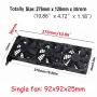 GDSTIME Graphic Card Fans, PCI Slot 3 x 90mm 92mm Fans, Graphics Card Cooler, Video Card Cooler, VGA Cooler GDSTIME Graphic Card Fans, PCI Slot 3 x 90mm 92mm Fans, Graphics Card Cooler, Video Card Cooler, VGA Cooler