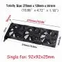 GDSTIME Graphic Card Fans, PCI Slot 3 x 90mm 92mm Fans, Graphics Card Cooler, Video Card Cooler, VGA Cooler