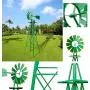 LEGENDARY-YES Ornamental Windmill Backyard Garden Decoration Weather Heavy Duty Metal Wind Mill 4 Legs LEGENDARY-YES Ornamental Windmill Backyard Garden Decoration Weather Heavy Duty Metal Wind Mill 4 Legs