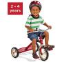 Radio Flyer Classic Red 10'' Tricycle for Toddlers ages 2-4 (34B)