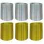 Kicko Metal Coil Spring - Set of 6-2 Inch Spiral Walking Springs in Silver and Gold Color for Class Rewards, Playtime Activity, Pinata Fillers, Toy Collection, Prizes