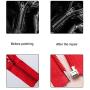 PH PandaHall 12 Sets Metal Zipper Latch Slider Retainer 3 Color #3#5#8#10 Insertion Pin Zipper Bottom Zipper Stopper for Metal Zipper Repair Zip Sewing Replacement DIY
