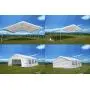 GOJOOASIS 20 x 26 ft Carport Outdoor Metal Commercial Wedding Party Frame Tent w/ Sidewalls 4 Rooms