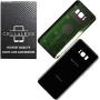 CELL4LESS Replacement Back Glass Cover Back Battery Door w/Custom Removal Tool & Pre-Installed Adhesive for Samsung Galaxy S8 Plus OEM - All Models G955-2 Logo - OEM Replacement (Midnight Black)