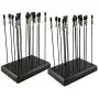 MAY.T Model Painting Alligator Clip Sticks 40PCS with Stand Base 2PCS for Airbrush Hobby Model Parts MAY.T Model Painting Alligator Clip Sticks 40PCS with Stand Base 2PCS for Airbrush Hobby Model Parts