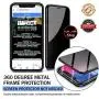 Magnetic Case for iPhone 7 Plus/8 Plus, Anti Peep Magnetic Double-Sided Privacy Screen Protector Clear Back Metal Bumper Antipeep Cases Anti Peeping 2 Sided Cover for iPhone 7 Plus/8 Plus-Black