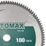 TOMAX 12-Inch 100 Tooth TCG Aluminum and Non-Ferrous Metal Saw Blade with 1-Inch Arbor