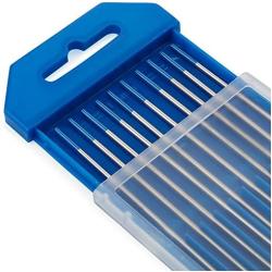 TIG Welding Tungsten Electrodes 2% Lanthanated 0.040” x 7” (Blue, WL20) 10-Pack