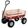 Giantex All Terrain Cargo Wagon Wood Railing Kids Children Garden Air Tires Outdoor Red Giantex All Terrain Cargo Wagon Wood Railing Kids Children Garden Air Tires Outdoor Red